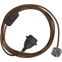Creative Cables Snakebis Zig-zag Shade Ready E14 Lamphouder Met Snoer