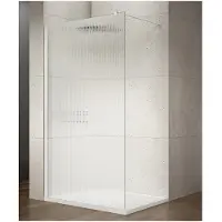 Gelco Vario White Walk-in douchecabine, Nordic-glas, 110cm
