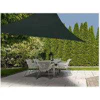 Progarden Schaduwdoek 3,6x3,6x3,6 m grijs driehoekig, schaduwdoek,,, zeildoek 447571
