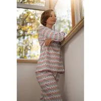 Ringella Katoenen dames pyjama fjord blauw | Maat 46