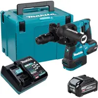Makita HR 002 GU101 accu-boorhamer 40 V max. 2,9 J SDS plus Brushless + 1x accu 4,0 Ah + oplader + Makpac
