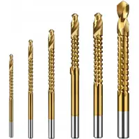 Rosfix Getande Houtboren Set - 6-delig, RVS, 1/4" Schacht - Ø3–8 mm - Voor Boormachine