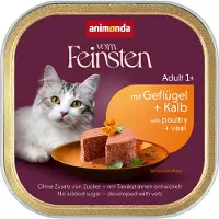 Animonda Vom Feinsten 32x100g Adult met Gevogelte & Kalf Kattenvoer