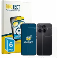 BROTECT - Screenprotector voor Xiaomi 17T Pro (Voor+Achter) - Folie Beschermfolie transparant 6 Stuks
