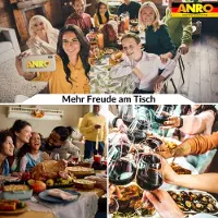 ANRO Tafelkleed Herfstbladeren Meerkleurig 240x140cm Rechte rand Afwasbaar Waterafstotend