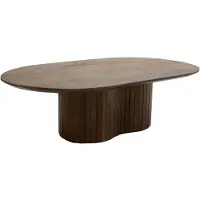 Giga Meubel Salontafel Ava Ovaal Walnoot 120cm