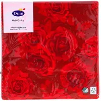 Duni Servetten Rich Roses 33x33 cm