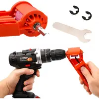 Rosfix Handslijper voor Boren - Handmatige Boorenslijper - ABS 85x170mm, Inclusief Sleutel