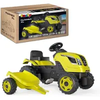 Smoby - Farmer Xl Green Tractor - Aanhangwagen - Traptractor - Vanaf 3 jaar