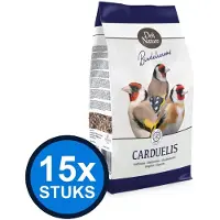 Deli Nature 15x - Birdelicious carduelis distelvinken 750gr - Vogelvoer - 750 g