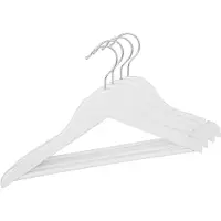 Atmosphera Kids Kinderhanger - Kledinghanger - Wit - 12 stuks - Hout