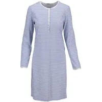 Ringella Katoenen dames nachthemd rookblauw - Blauw - Maat - 36