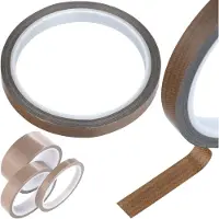 Rosfix PTFE Tape Teflonband 0,18mm - Glasvezelbasis Hittebestendig - 20mm X 10m