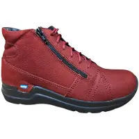 Wolky Why Veterschoenen Hoog - rood - Maat 41