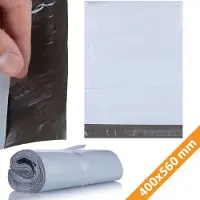 Rosfix Verzendzak 400x560 mm - Verzegelbare LDPE 50µm - 100 Stuks, Zelfklevend