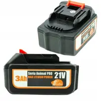 Rosfix Accu 3Ah 21V - MAX Lithium Power - Snelladen, Duurzaam, Hoge Capaciteit - Geschikt voor Makita
