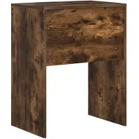 vidaXL Bureau, gerookt eikenhout, 60 x 40 x 76 cm