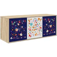 vidaXL Wand gemonteerd TV Kast MAINZ 102 x 33 x 40 cm Sonoma Eiken
