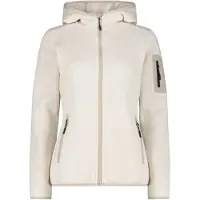 Campagnolo - Women's Jacket Fix Hood Jacquard Knitted 3H19826 - Fleecevest 42, beige/wit