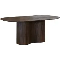 Giga Meubel Eettafel Ava Ovaal Walnoot 300cm -