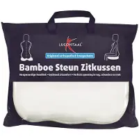 Lucovitaal 2x Steun Zitkussen Bamboe
