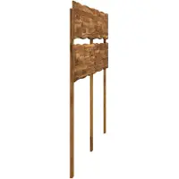 vidaXL Live Edge Hoofdbord ROSTOCK Naturel 160 cm Massief Acacia Hout
