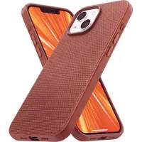 R2B iPhone 14 hoesje met MagSafe - Incl. Screenprotector - Roodbruin