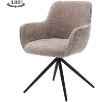 Tower Living Eetkamerstoel Fondo - Taupe Stof - 62x63x85cm
