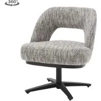 Tower Living Eetkamerstoel Caldes Lounge - Lichtgrijs Stof - 66x70x84cm