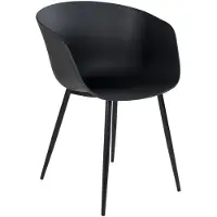 House Nordic Eetkamerstoel Roda Zwart - Set van 2