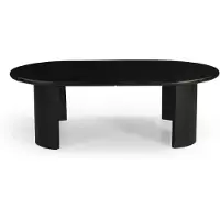 Giga Meubel Salontafel Maikel Zwart 120cm Mangohout