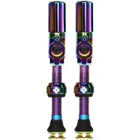 Muc-Off Big Bore Hybrid - Tubeless Ventiel - 45mm - Iridescent - Kernloos ontwerp - Schrader ventiel - Maximale luchtstroom