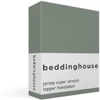 Beddinghouse katoen - Topper Hoeslaken - 90 x 200/220 cm Pocket depth: 25 cm - Groen