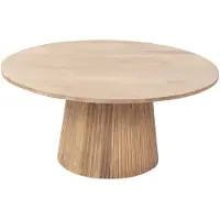 Giga Meubel Salontafel Salvador Naturel Rond 80cm