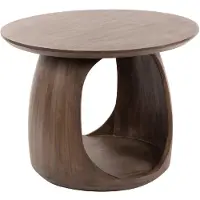 Nest of Nora Bijzettafel Alya - Massief acaciahout - Maat M - Bruin