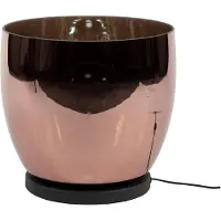 Nest of Nora vloerlamp Davin - Maat XL Ø33cm - Met glazen kap - Koper