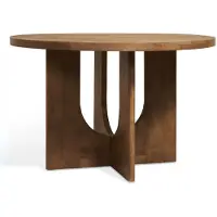 Nest of Nora Ronde eettafel Jona - mangohout Ø150 cm - Bruin