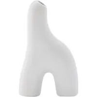 Nest of Nora Keramische vaas - 16 cm - Wit