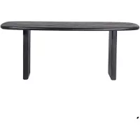 Giga Meubel Eettafel Gin Zwart Deens Ovaal 240cm