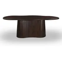 Giga Meubel Eettafel Jessie Organisch Walnoot 260cm -