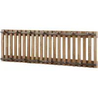 Nest of Nora Kapstok wandmodel Milan - Met 13 haken - Massief mangohout