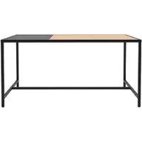 Nest of Nora Salontafel Lynor - Rechthoekig - Eiken melamine - 60x100 cm - Zwart