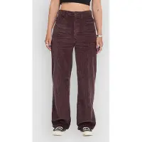 Volcom - Damesbroeken - Weellow II Corduroy Pant W Raisin voor Dames van Katoen - Maat 28 US - Bordeauxrood