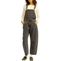 Billabong - Damesbroeken - Colorado Denim Overall Black Rinse voor Dames van Katoen - Maat M - Zwart