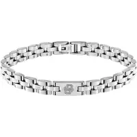 BOSS Armband van roestvrij staal met Double B-monogram