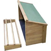 Kerbl Legnest voor kleine dieren, model FORTUNA (82813), afmetingen 41x63x41 cm
