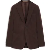 BOSS Slim-fit blazer van corduroy met stretch Maat 56