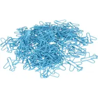 Gistuch 100 stuks vliegtuigvormige papierclips, schattig design, blauw, verfijnd uiterlijk. Ideaal als bladwijzer voor uitnodigingen voor feestjes, notitieboekjes, etc