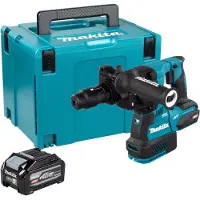 Makita HR 002 GU101 accu-boorhamer 40 V max. 2,9 J SDS plus borstelloos + 1x accu 4,0 Ah + Makpac - zonder oplader