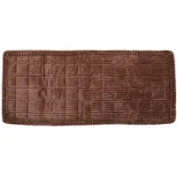 Gistuch Autostoelbeschermer voor honden, 62 x 137 cm, wasbaar, comfortabel, zacht, antislip, verlenging voor de achterbank, pluizige dierenmand voor vrachtwagens, SUV's, donkerbruin